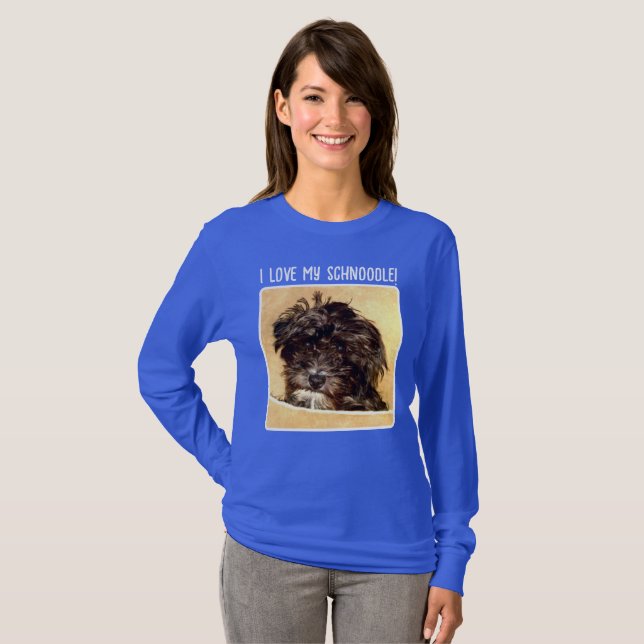 T-shirt Sweatshirt de Schnoodle Dog (Devant entier)