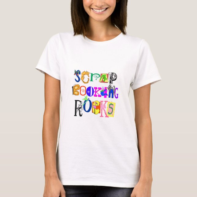 T-shirt Sweatshirt de scrapbooking (Devant)