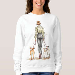 T-shirt Sweatshirt Dog Mom Girl Boss Marche Chie