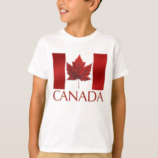 T-shirt Sweatshirt du drapeau canadien de l'enfant Maple L