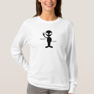 T-shirt Sweatshirt du logo Alien Wonbn - ado/adulte
