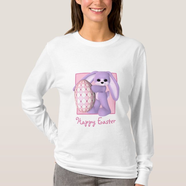 T-shirt Sweatshirt heureux Hoody d'oeufs de lapin de (Devant)