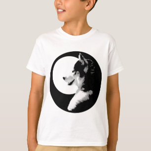 T-shirt Sweatshirt Husky Kid's Shirts Sled Dog Kid's Husky