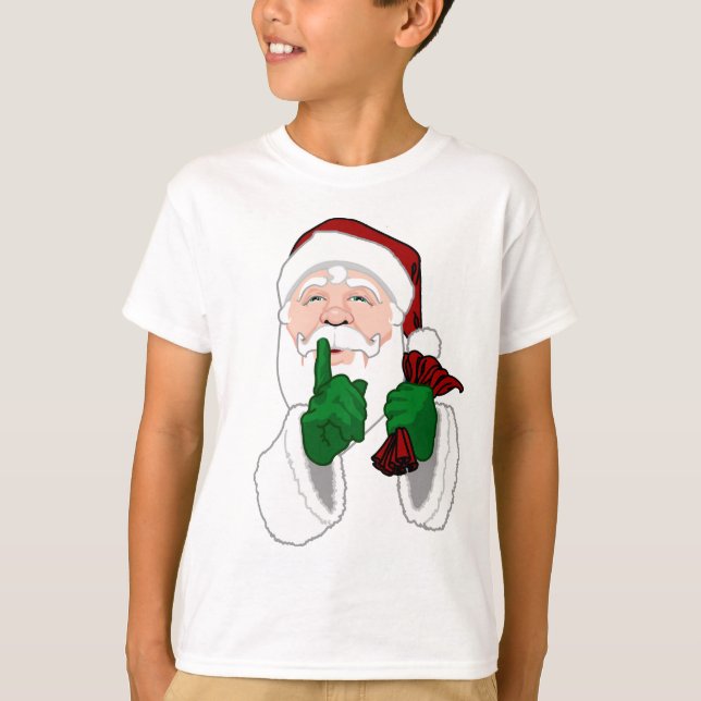 T-shirt Sweatshirt Père Noël pour enfants Fun Kids Père No (Devant)