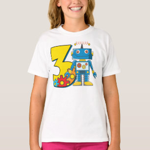 T-shirt sweatshirt robotique du 3e anniversaire