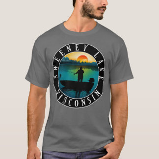 T-shirt Sweeney Lake Wisconsin Fishing