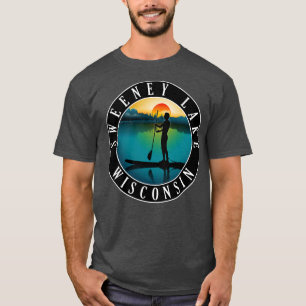 T-shirt Sweeney Lake Wisconsin Paddleboard