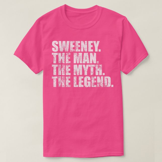 T-shirt Sweeney Sweeney Nom de famille Sweeney nom de fami (Design devant)