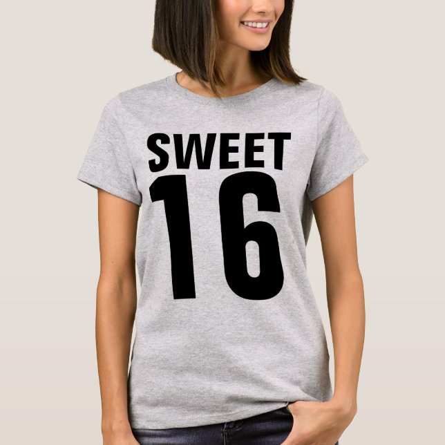 T-shirt SWEET 16 (Devant)