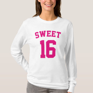 T-shirt Sweet 16 Anniversaire Cute University Letters Coll
