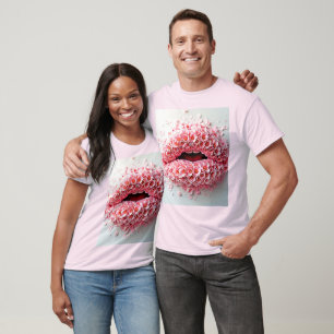 T-shirt Sweet Bloom Lips Art