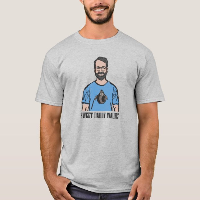 T-shirt Sweet Daddy Walrus - Sweet Baby Gang (Devant)