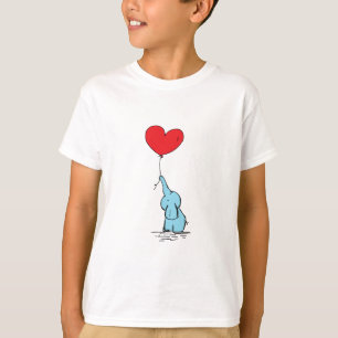 T-shirt Sweet Elephant Love Kids Tee