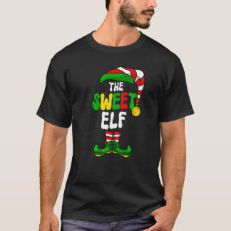 T-shirt Sweet Elf Pajama Matching Group Christmas Holiday