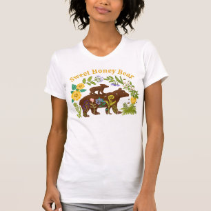 T-shirt Sweet Honey ours maman et bébé