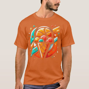 T-shirt Sweet hops drôle joueur de basket-ball cône crème