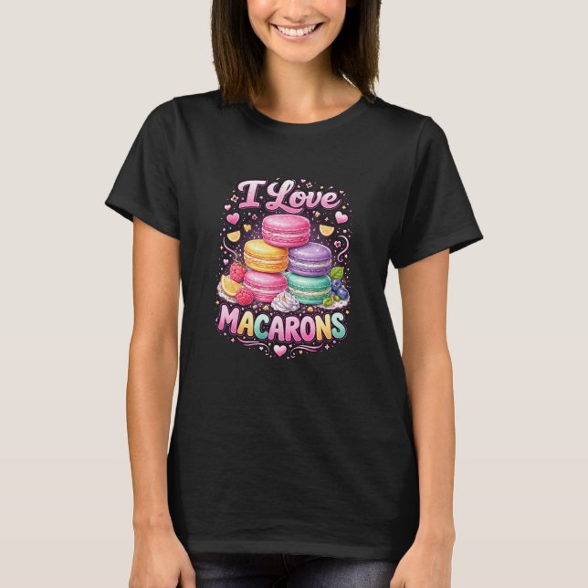T-shirt Sweet Love Macarons (Devant)