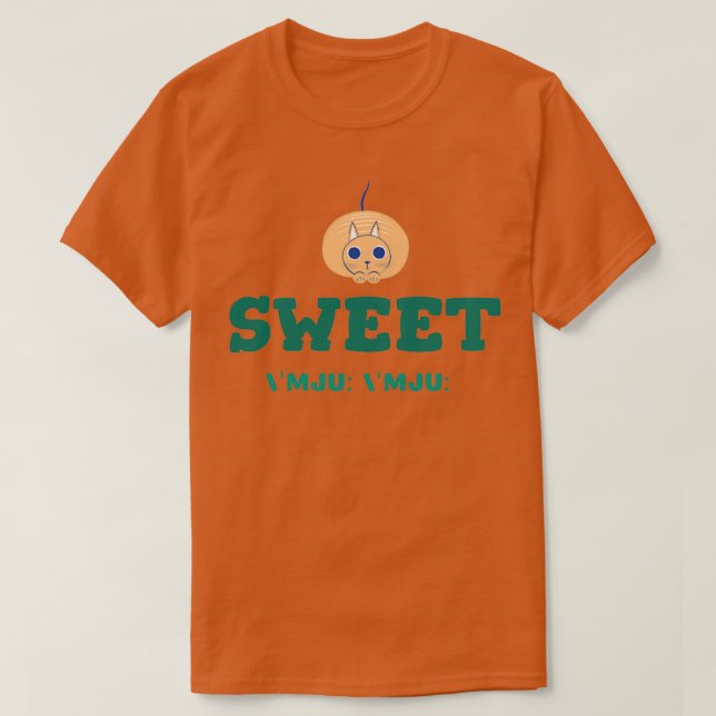 T-shirt Sweet meow meow apprend le coefficient de fri (Design devant)