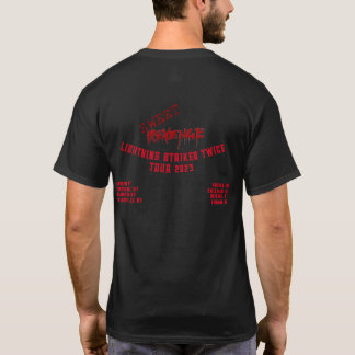 T-shirt Sweet Revenge Lightning Strikes Twice Tour