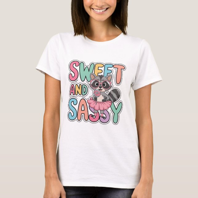 T-shirt Sweet Sassy Raccoon (Devant)