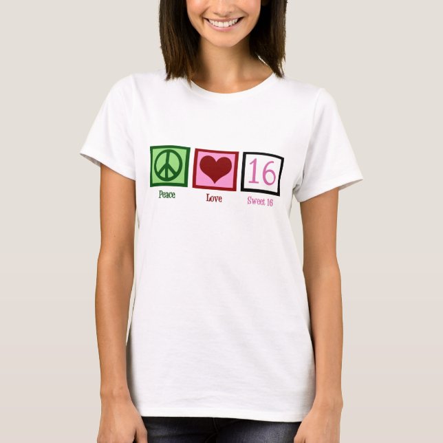 T-shirt Sweet sixteen (Devant)