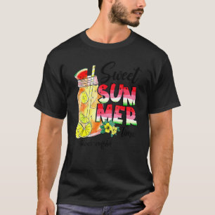 T-shirt Sweet Summer School Enseignant Tee - shirt Waterme