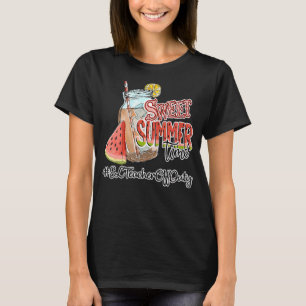 T-shirt Sweet Summer Time El Professeur Hors Service Derni