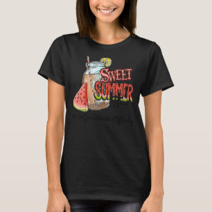 T-shirt Sweet Summer Time Enseignant de 5e année hors serv