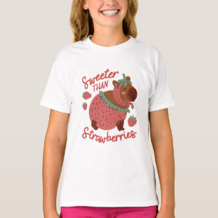 T-shirt Sweet Than Strawberries Capybara