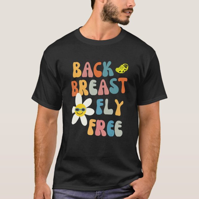T-shirt Swim IM Freestyle Butterfly Backstroke  Swimmer (Devant)