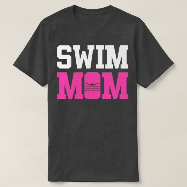 T-shirt Swim Mom Funny Swimmer Cadeau 1 (Design devant)