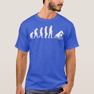 T-shirt Swimmer Evolution Cadeau de natation