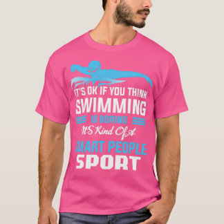 T-shirt Swimmer piscine plongée sport tournoi cadeau