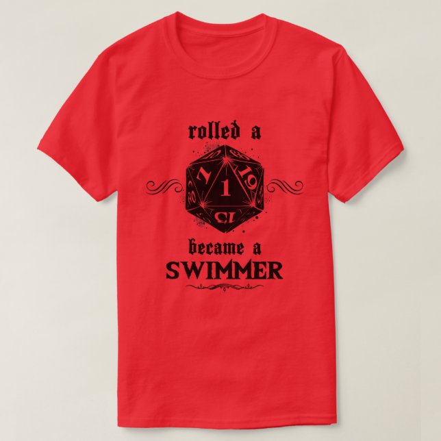 T-shirt Swimmer Roll Malchanceux (Design devant)