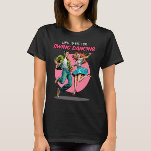 T-shirt Swing Dancing 1950 Sock Hop Lindy Hop Dance