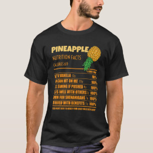 T-shirt Swinger Nutrition Facts Upside Down Pineappy Men