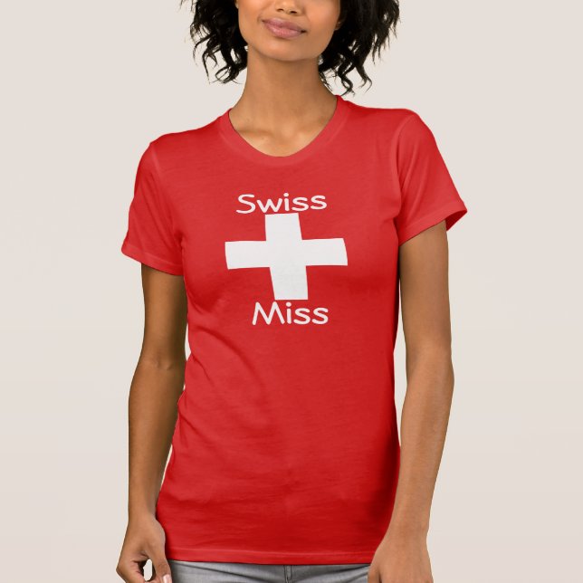 T-shirt Swiss Miss (Devant)