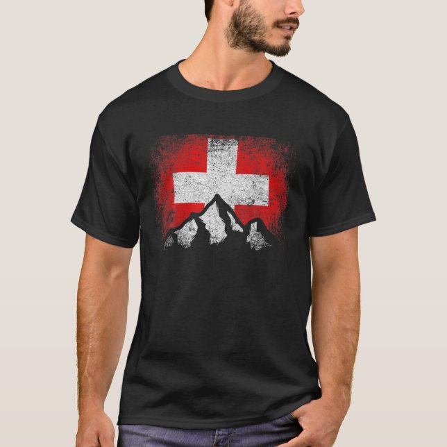 T-shirt Swiss Switzerland (Devant)