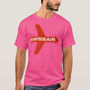 T-shirt Swissair - Logos de la compagnie aérienne Retro -