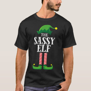 T-shirt Sy Elf Correspondant Famille Groupe Noël