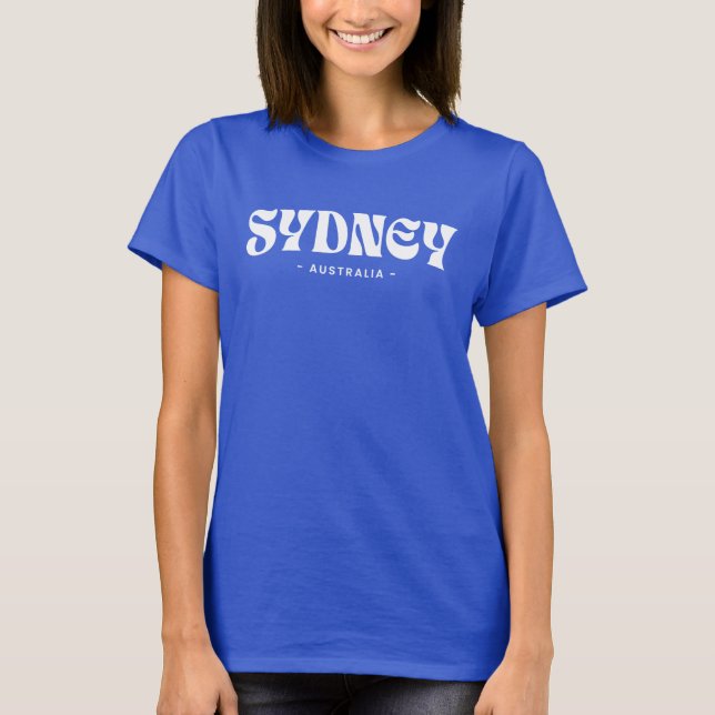 T-shirt Sydney Australia City design (Devant)