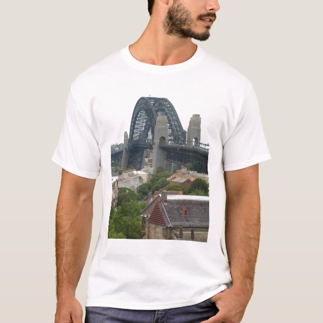 T-shirt Sydney, Australie. Harbour Bridge. (Devant)
