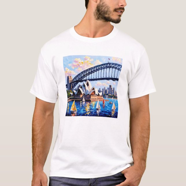T-shirt Sydney Harbour Vibrance Tee (Devant)