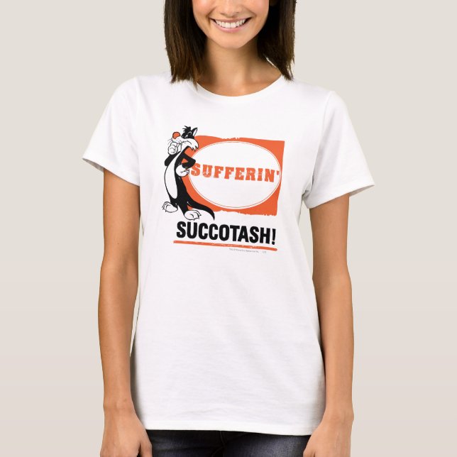 T-shirt SYLVESTER™ Sufferin' Succotash! (Devant)