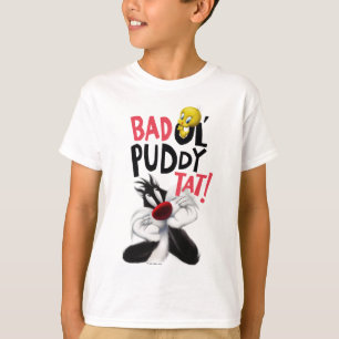 T-shirt SYLVESTER™ & TWEETY™- Méchant vieux Puddy Tat