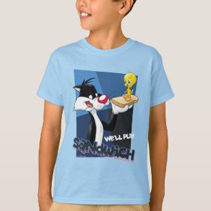 T-shirt SYLVESTER™ & TWEETY™ "On va jouer au sandwich"