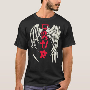 T-shirt SYMBOLE ANGILE DÉVIL AILES JAUNES SIGNE Kanji