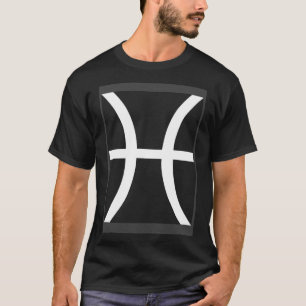 T-shirt Symbole Astrologie des Poissons Amusants et Fantas