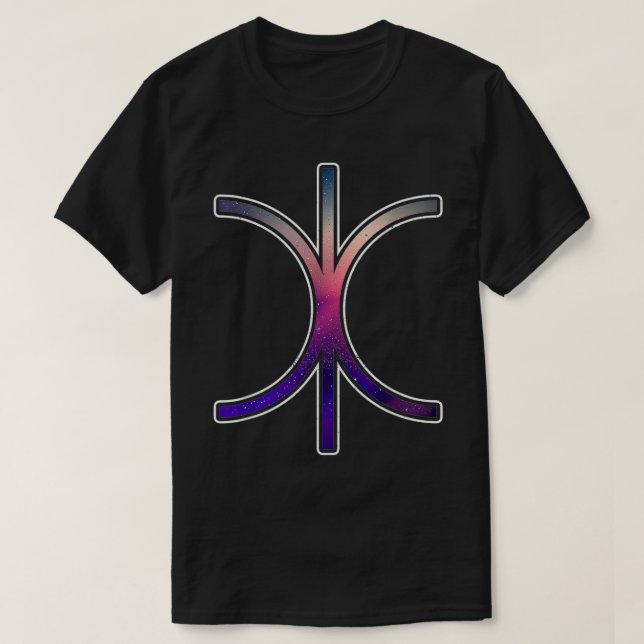 T-shirt Symbole astronomique Eris Espace Planète naine (Design devant)