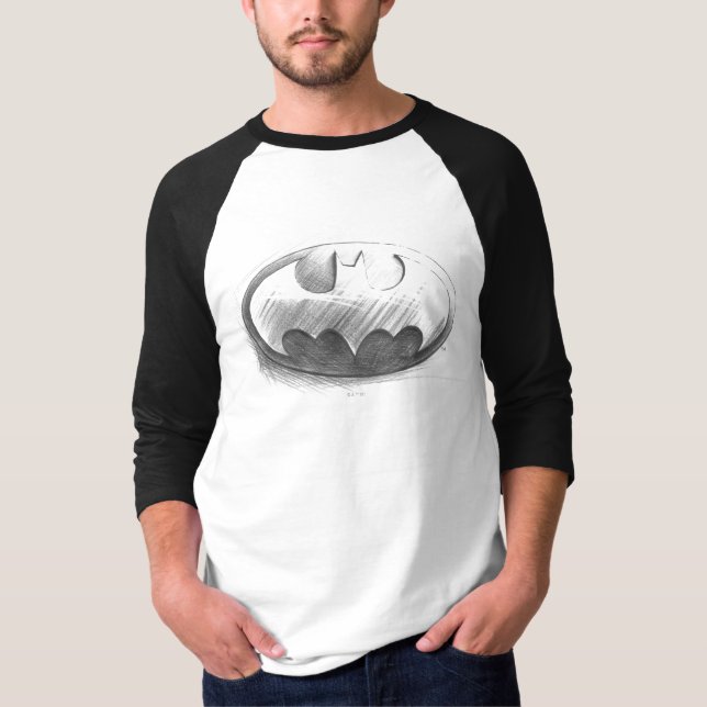 T-shirt Symbole Batman | Logo de dessin insignia (Devant)